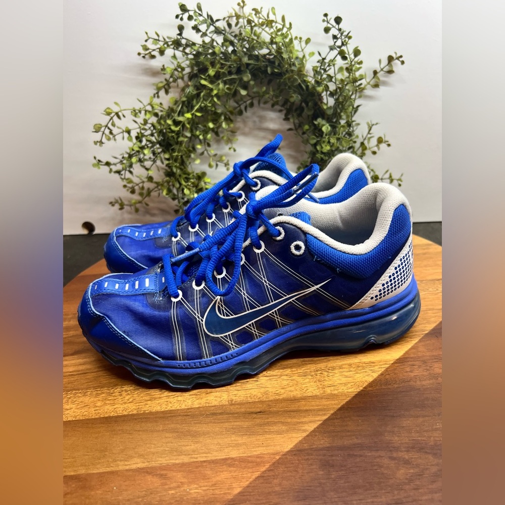 Nike Air Max 2011 Running Sneakers Blue Mesh Lace Up 400153-400 - Picture 4 of 10